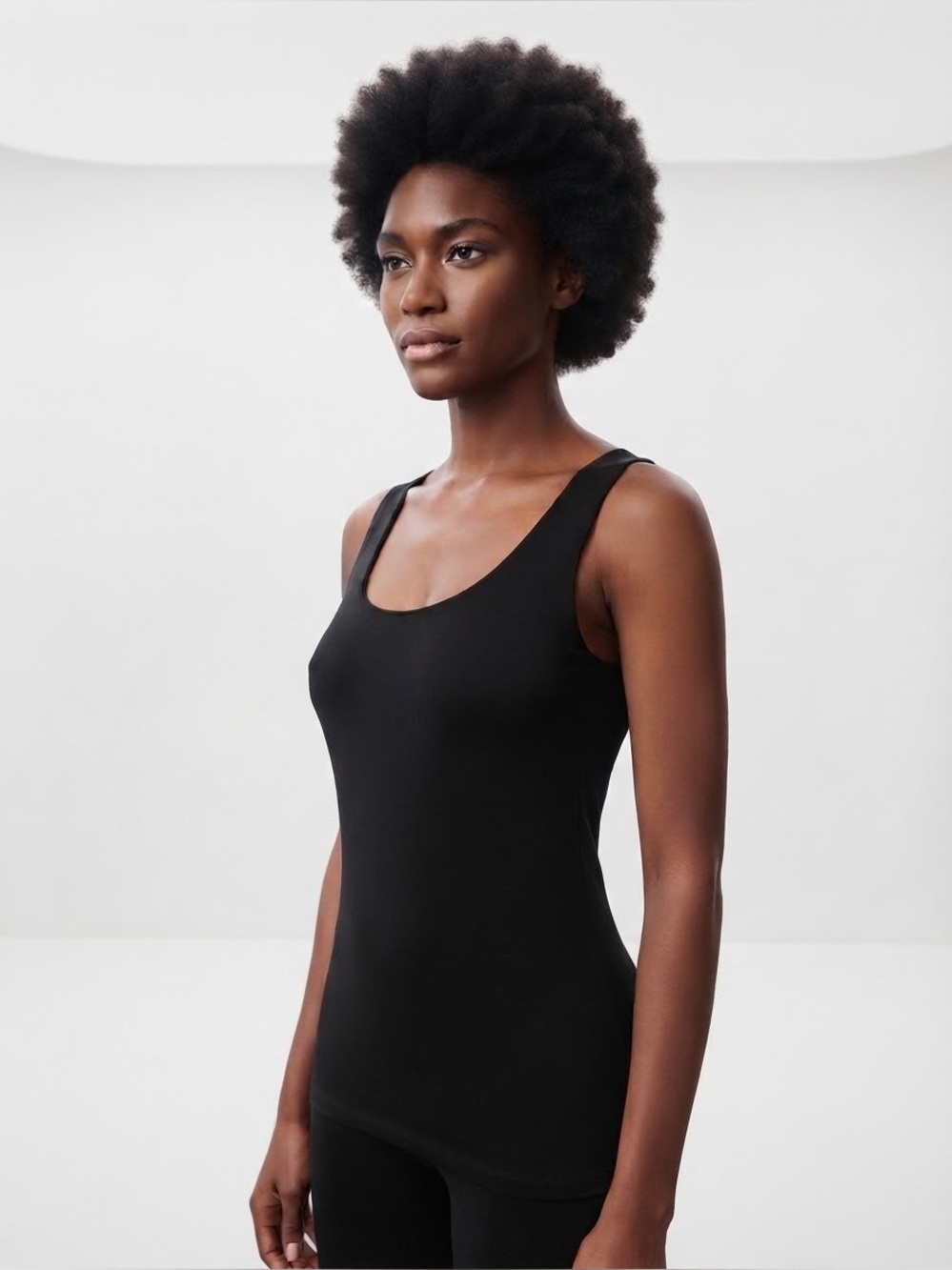Gentle Fawn Blanche Tank Top Black Size Medium